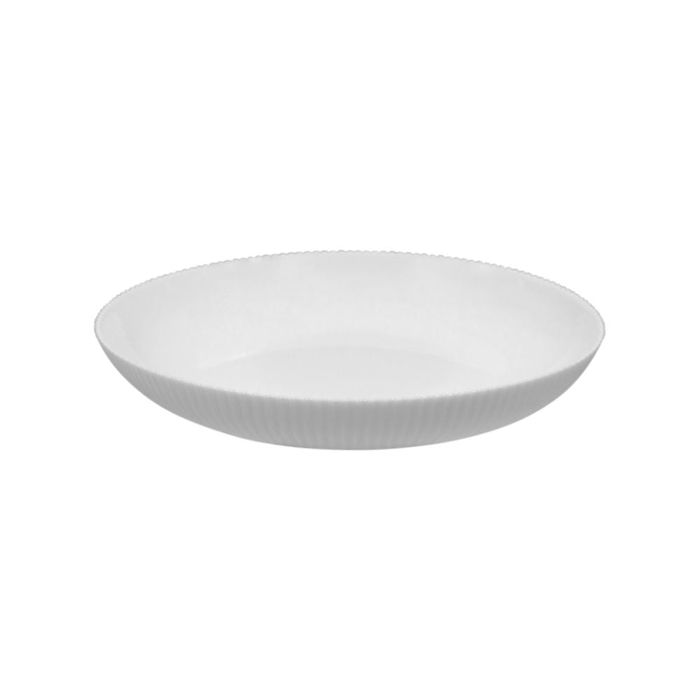 Prato de Sobremesa Opalino Paris em Relevo Havan Casa - 19Cm