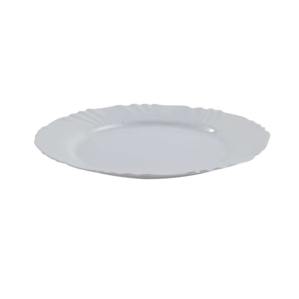Prato De Sobremesa Pétala Nadir 19,5Cm - Branco