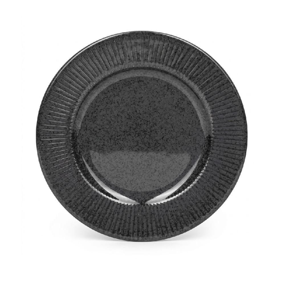 Prato de Sobremesa Porto Fino 20,5Cm Havan Casa - Preto 