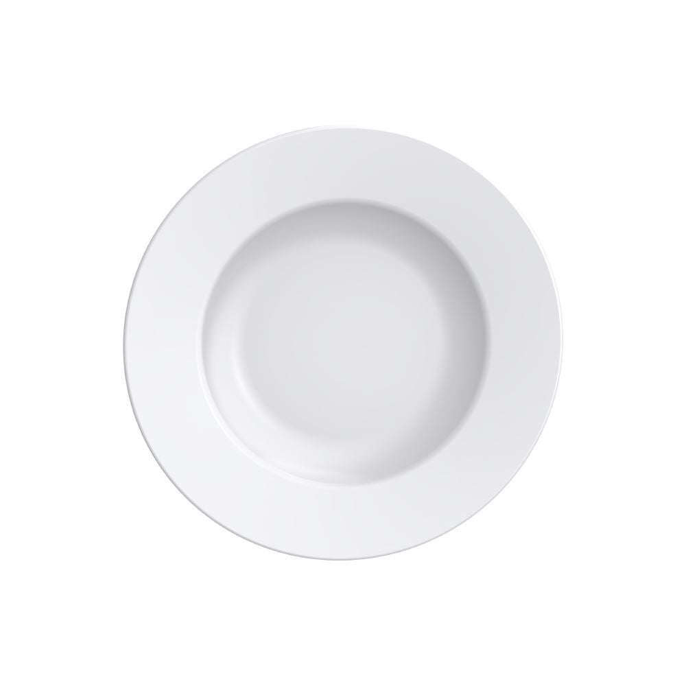 Prato De Sobremesa Tramontina Maria Augusta 21Cm - Porcelana Branca