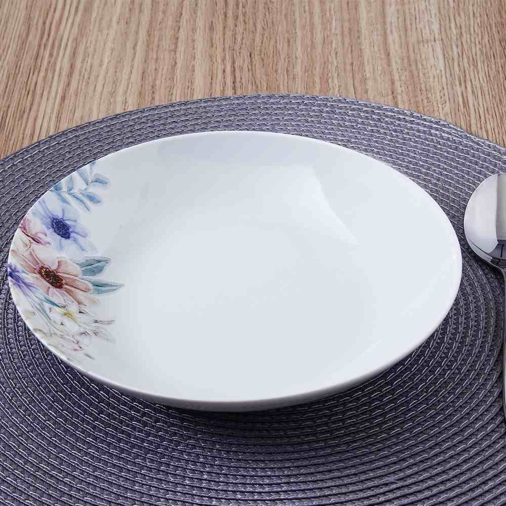 Prato Fundo Floratta Tramontina 22Cm - Porcelana