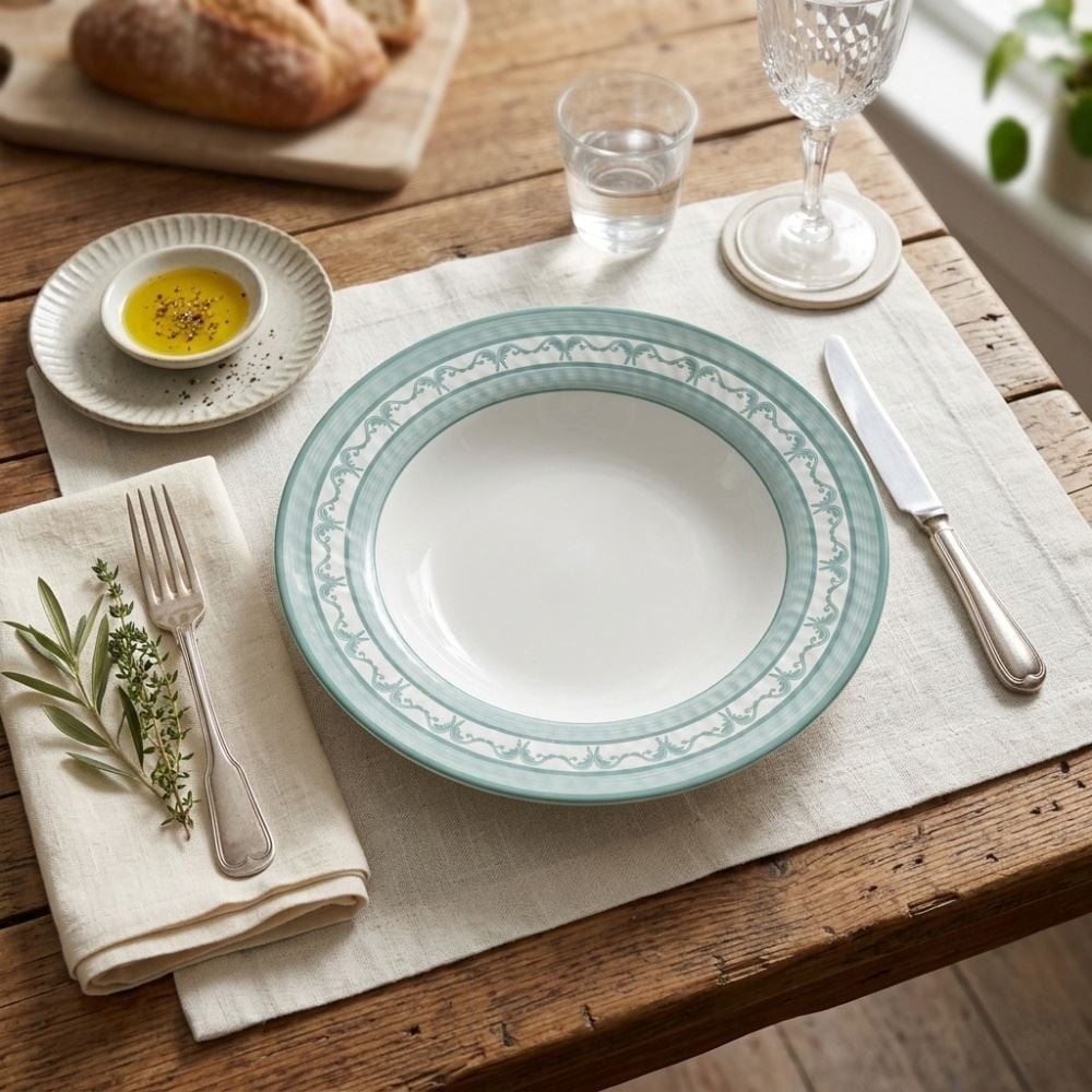 Prato Fundo Relevo Charlote 25Cm Alleanza - CHARLOTE