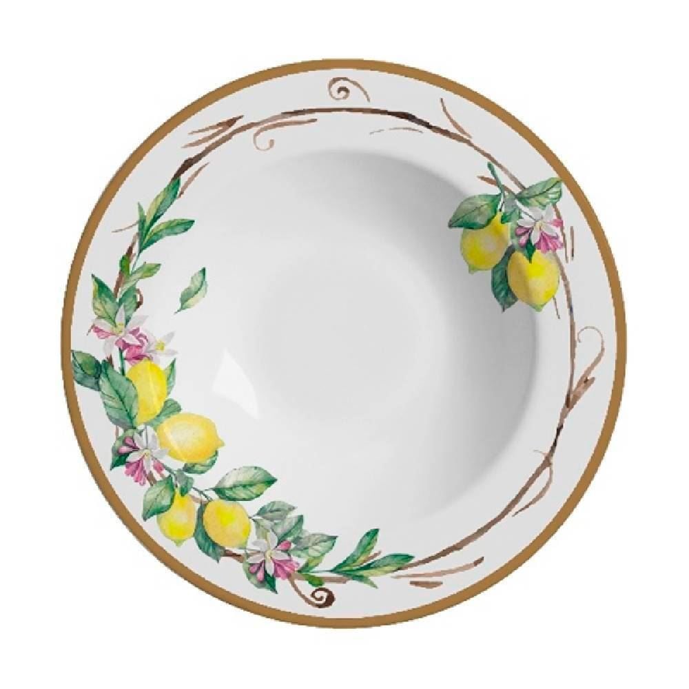 Prato Fundo Siciliano Com Aba 24,5Cm - Siciliano