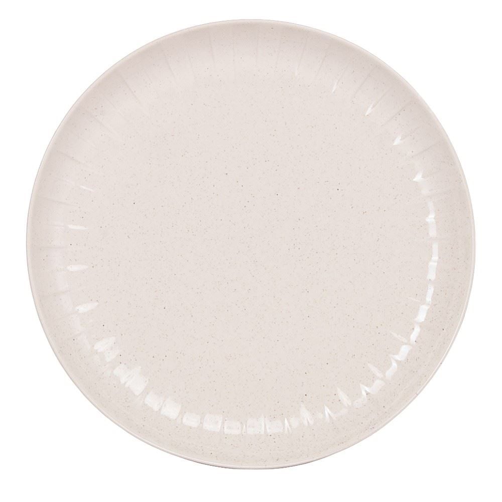 Prato Raso Casablanca Cerâmica 26Cm Havan Casa - Bege