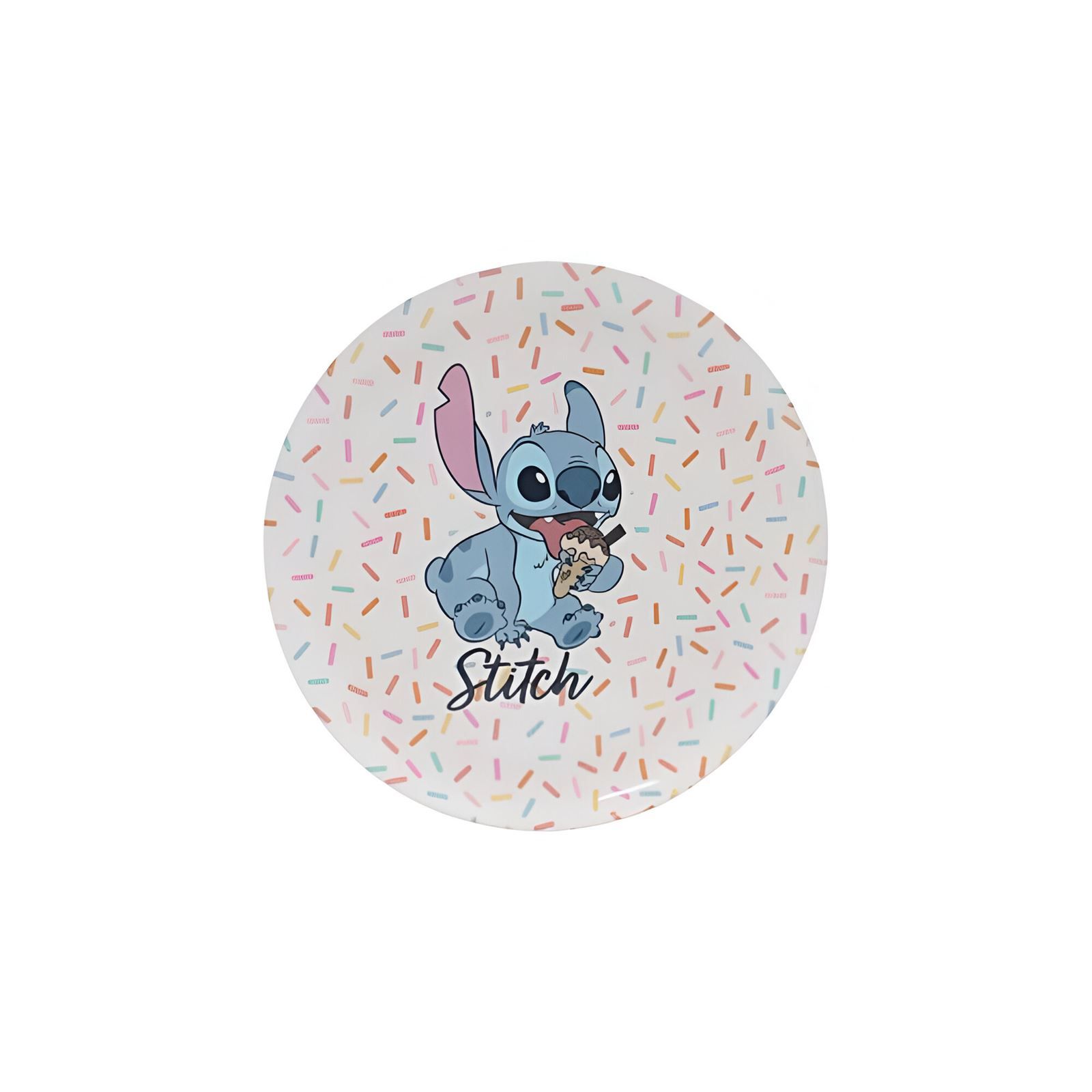 Prato Raso Melamina Disney 20,2Cm - Stitch