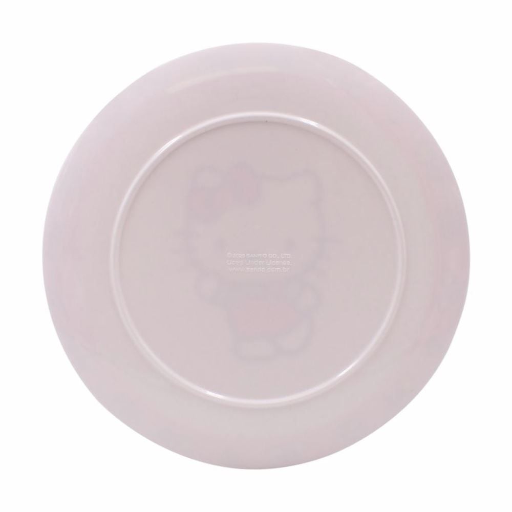 Prato Raso Melamina Kuromi 20Cm Sanrio