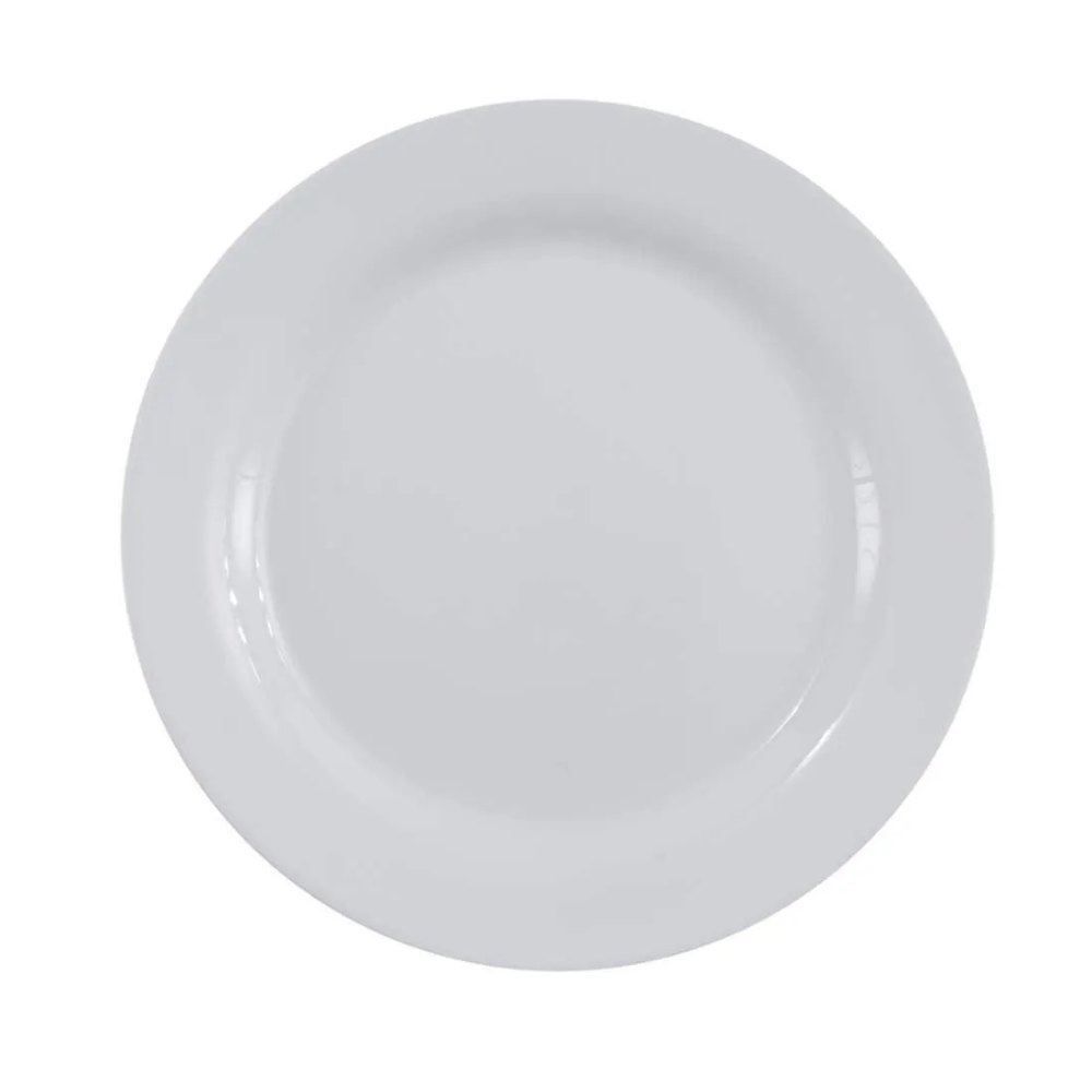 Prato Raso Opaline Menu Nadir 24Cm - Branco