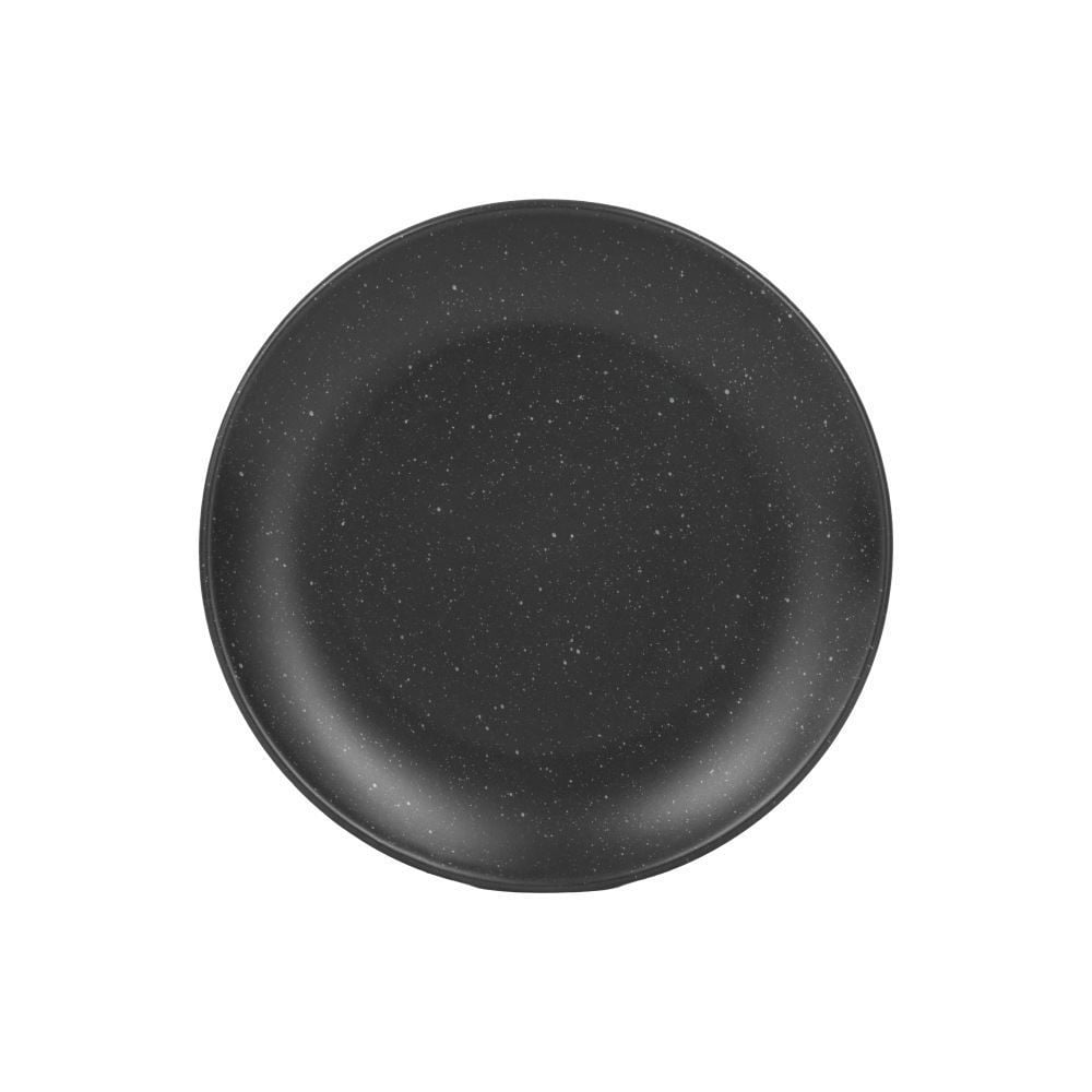 Prato Raso Reativa Dubai Havan Casa 25Cm - Preto