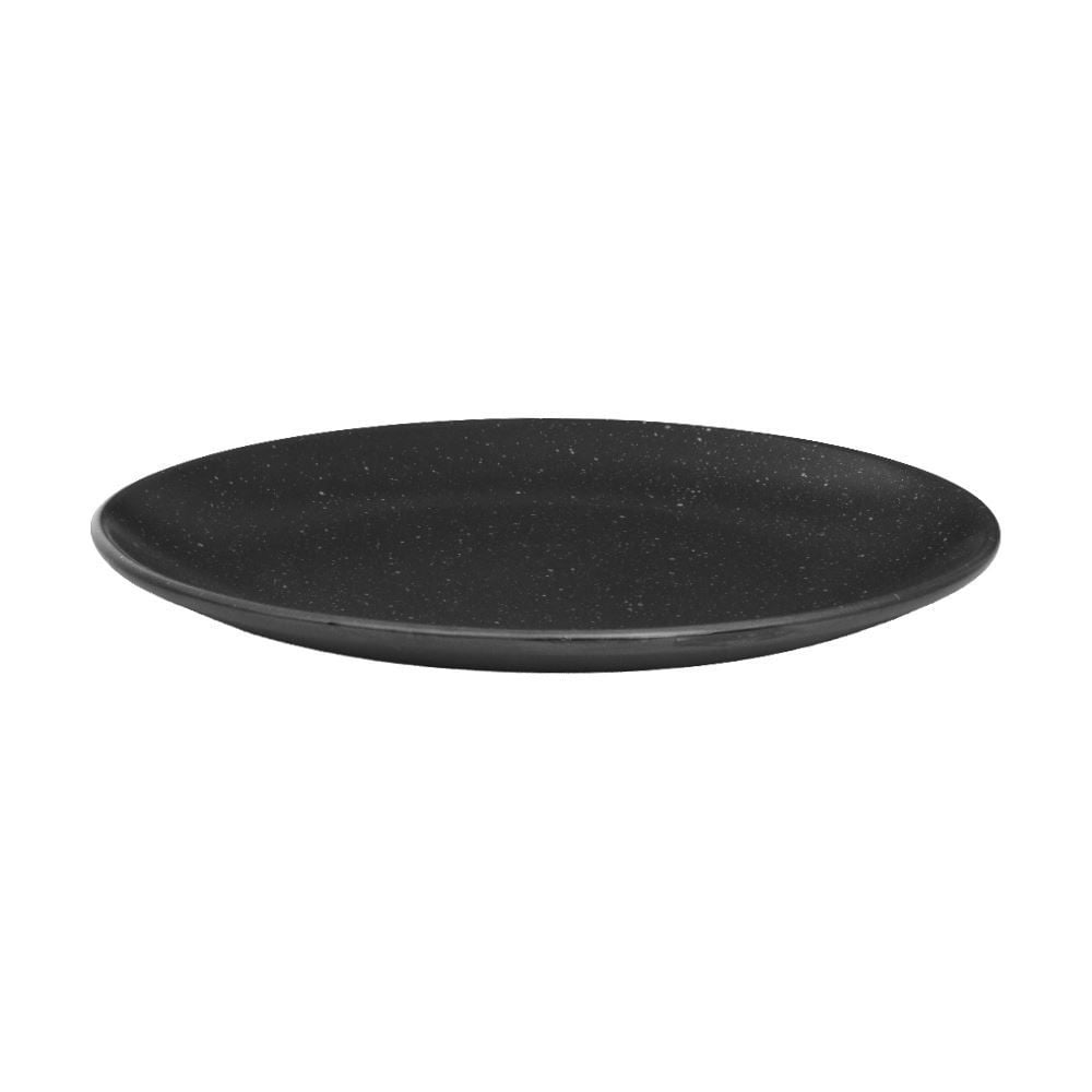 Prato Raso Reativa Dubai Havan Casa 25Cm - Preto