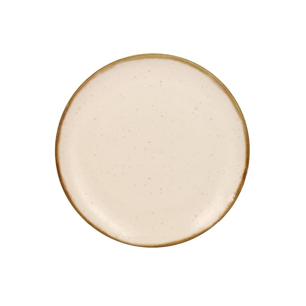 Prato Raso Reativa Luxor Havan Casa 25Cm - Bege