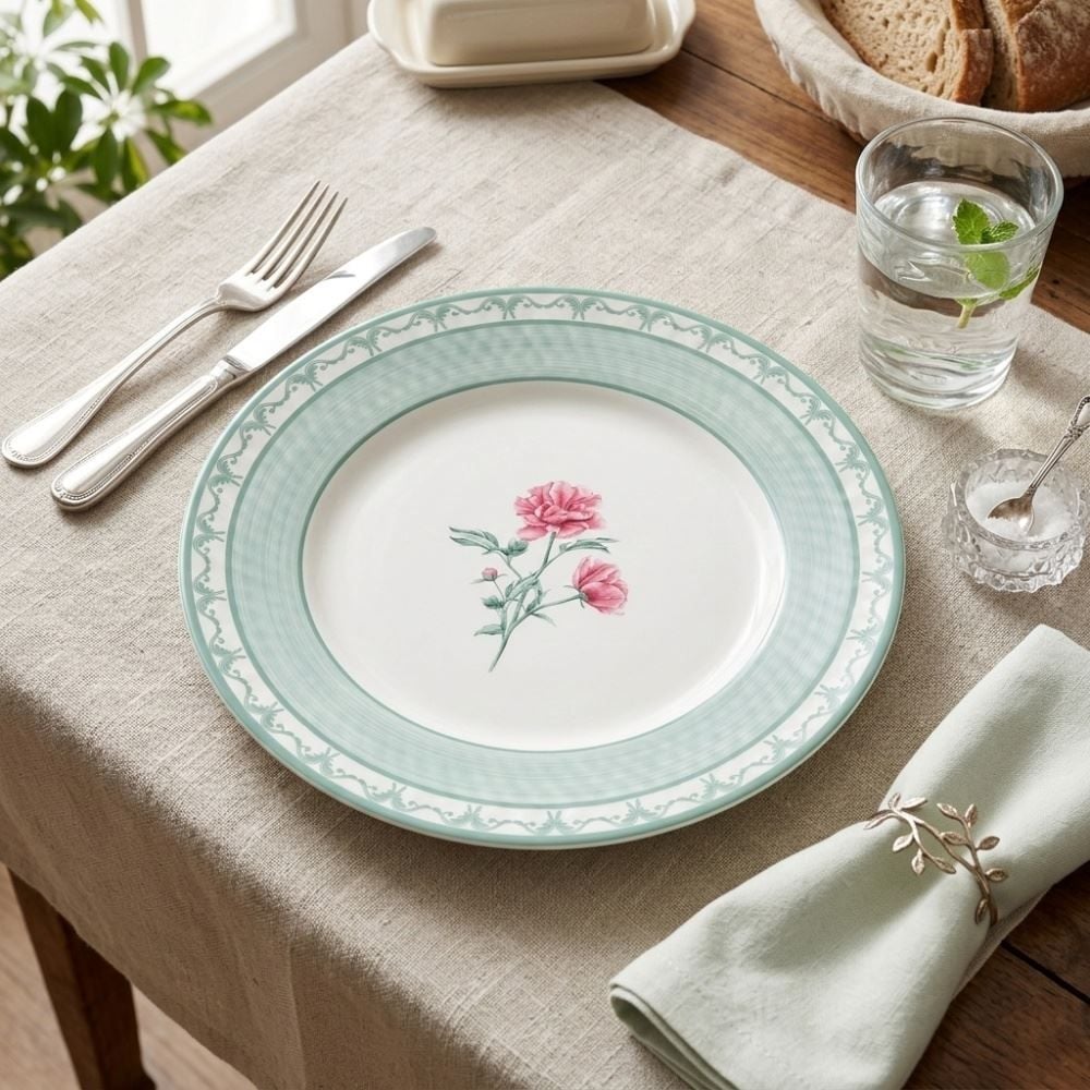 Prato Raso Relevo Charlote 29Cm Alleanza - CHARLOTE