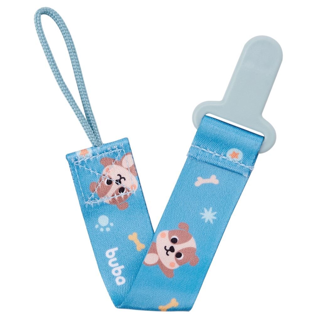 Prendedor de Chupeta Buba Zoo Buba - Cachorro Azul