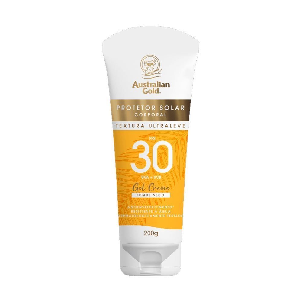 Protetor Solar Corporal Gel Creme Fps 30 Australian Gold - 200g