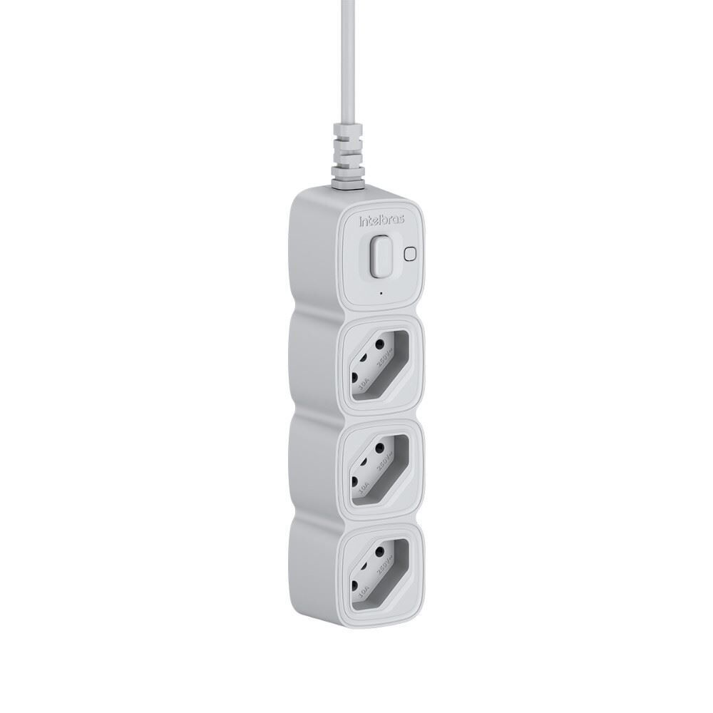 Protetor Eletrônico com 3 Tomadas Branco Intelbras