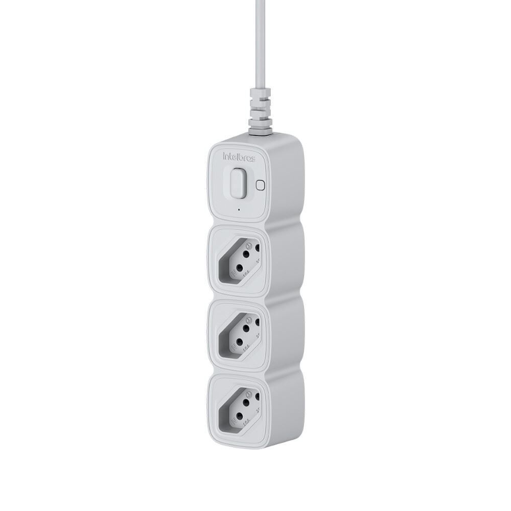 Protetor Eletrônico com 3 Tomadas Branco Intelbras