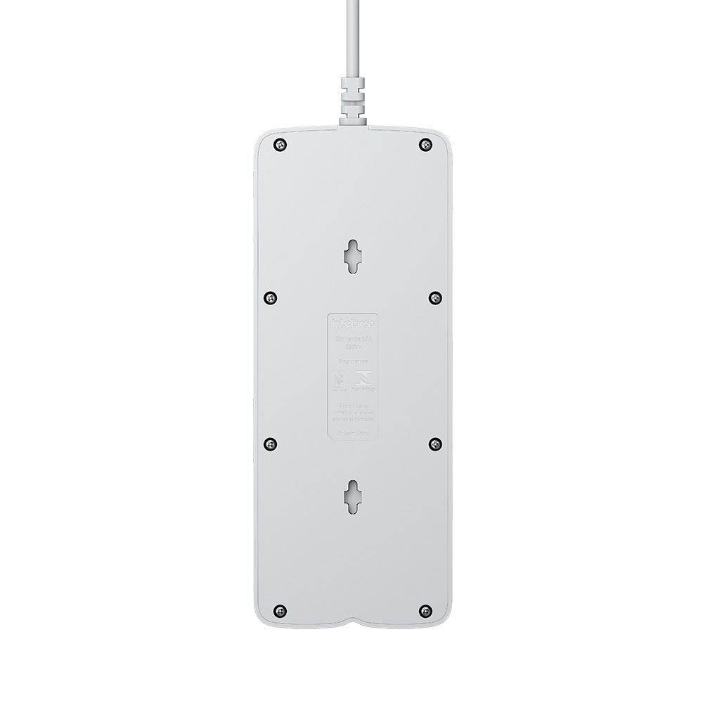 Protetor Eletrônico com 8 Tomadas Branco Intelbras