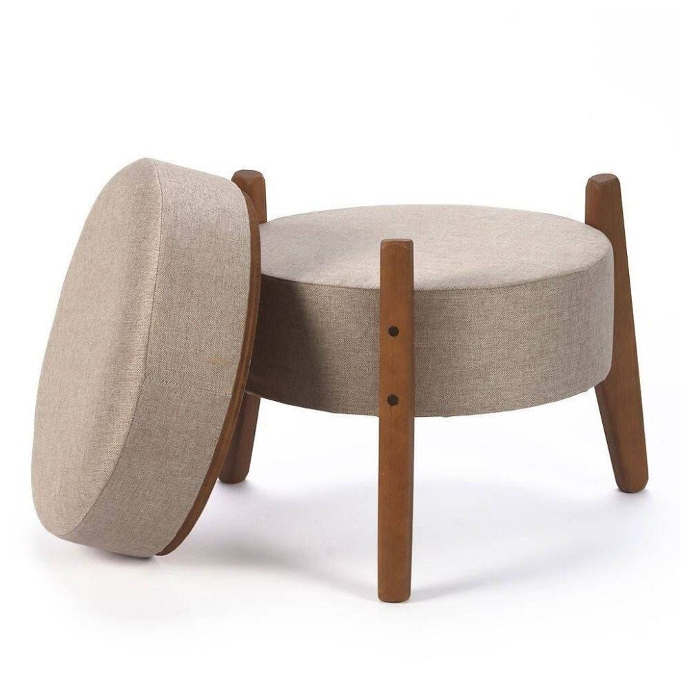 Puff Multiuso Jakarta 39X41cm Havan Casa - Taupe