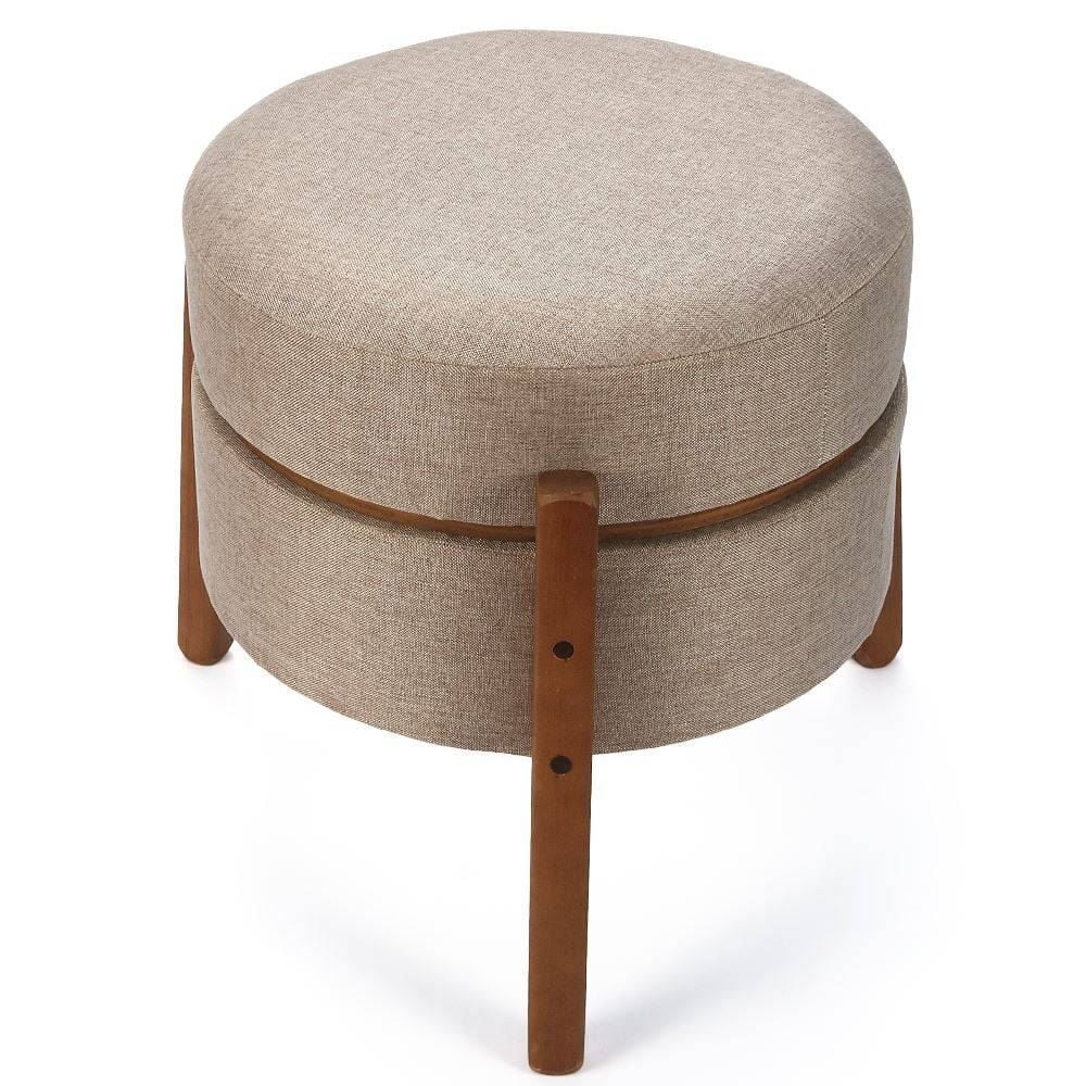 Puff Multiuso Jakarta 39X41cm Havan Casa - Taupe