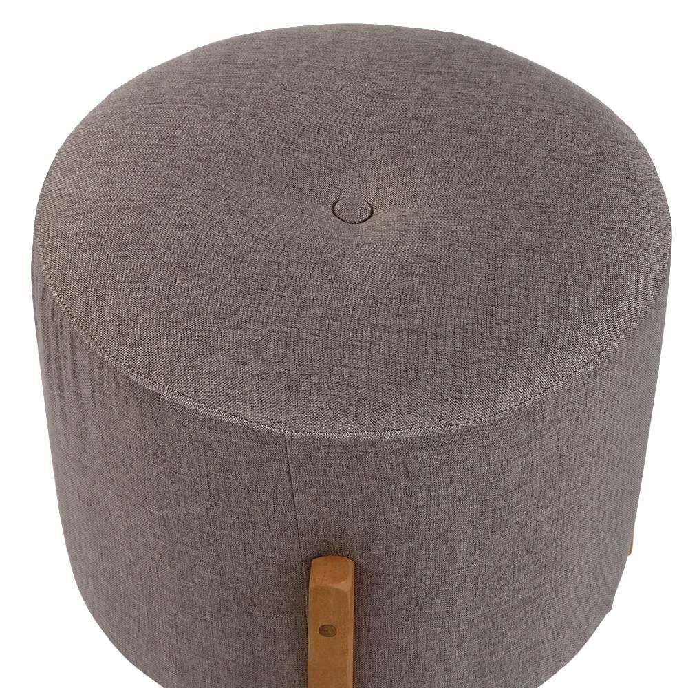 Puff Texas Decorativo Havan Casa - Cinza