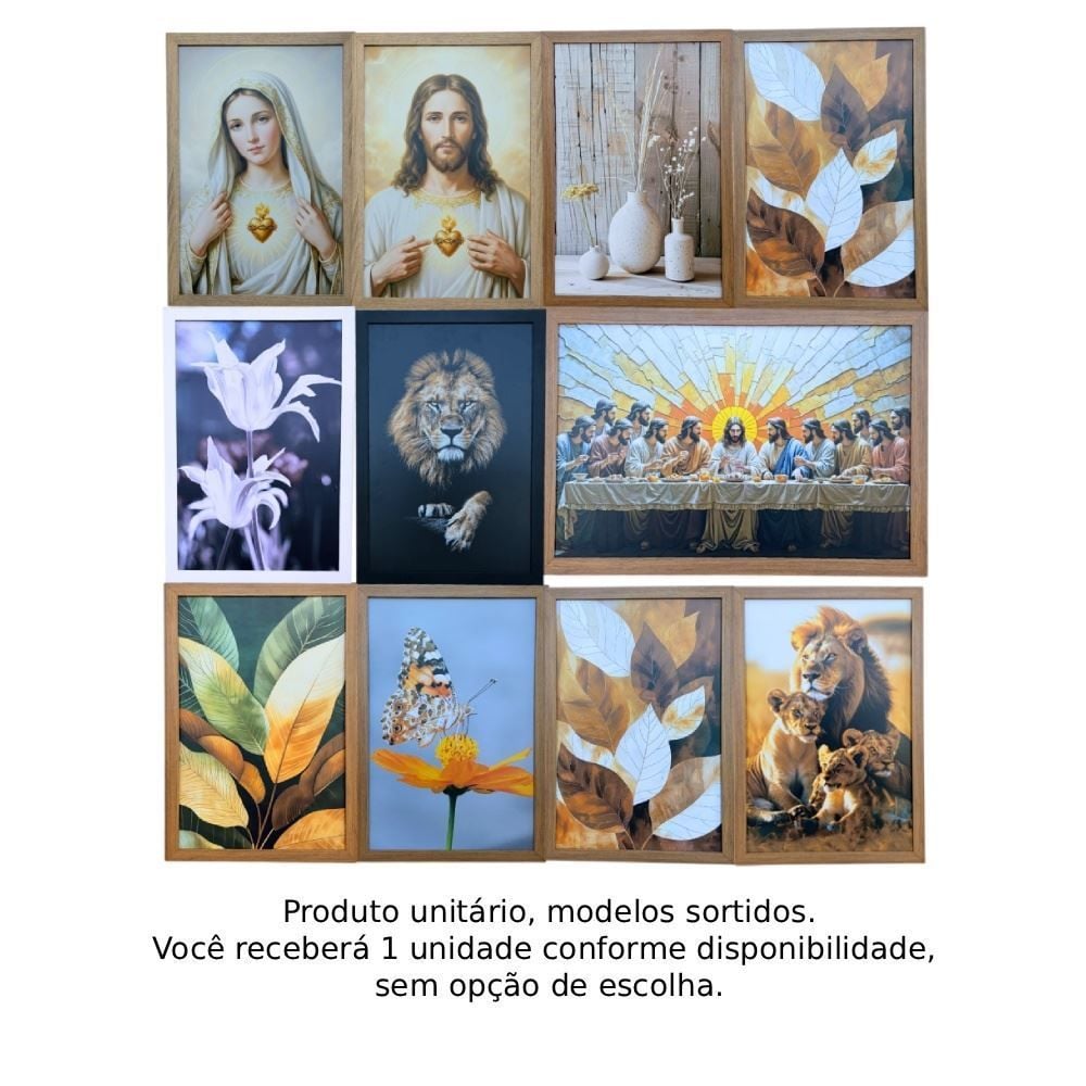 Quadro Decorativo Bw Quadros 40X60cm - Sortido