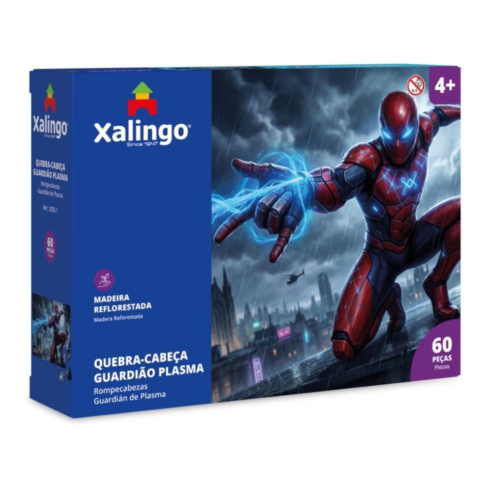 Quebra-Cabeça Guardião Plasma Xalingo 60 Peças