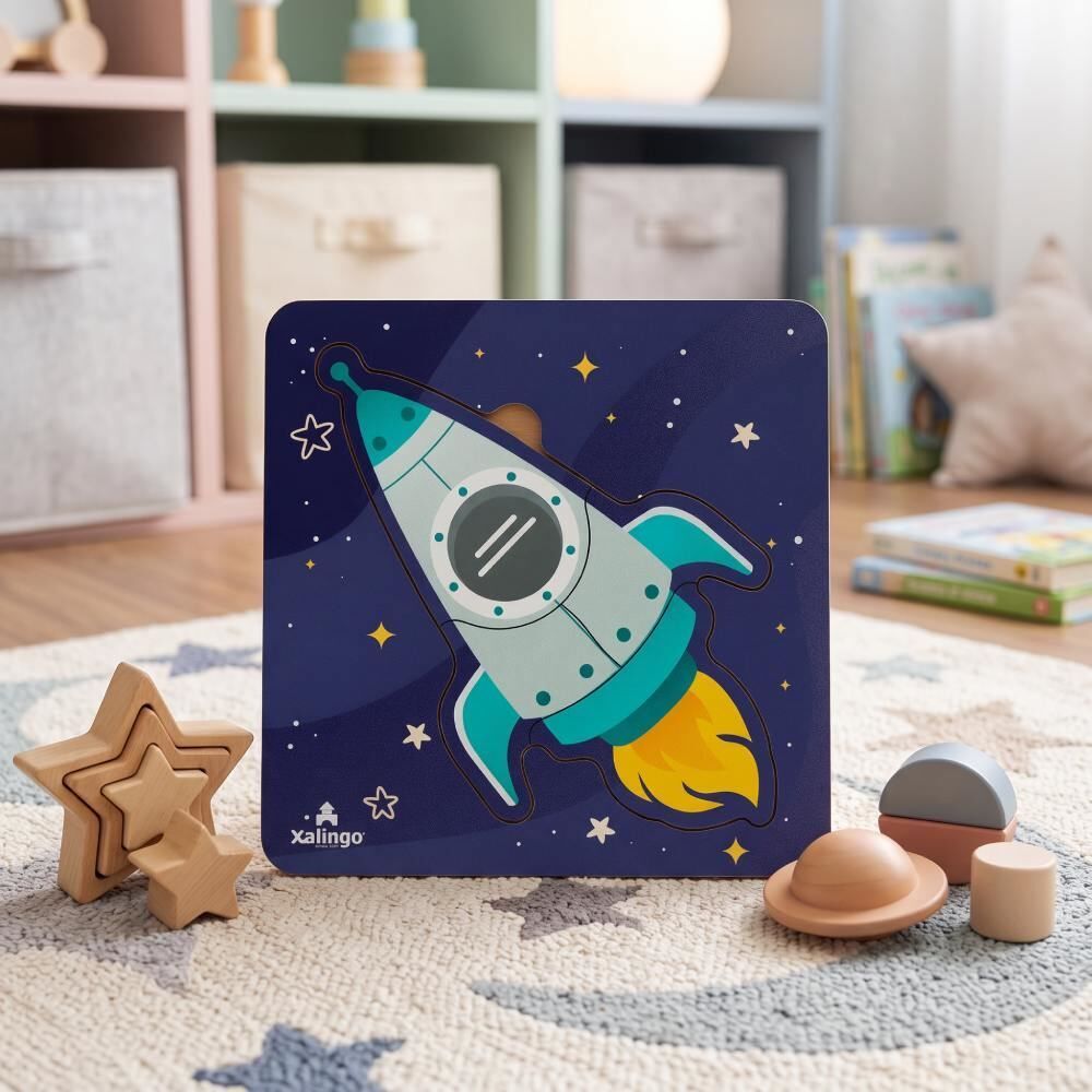 Quebra-Cabeça Viagem Espacial Xalingo - Sortido