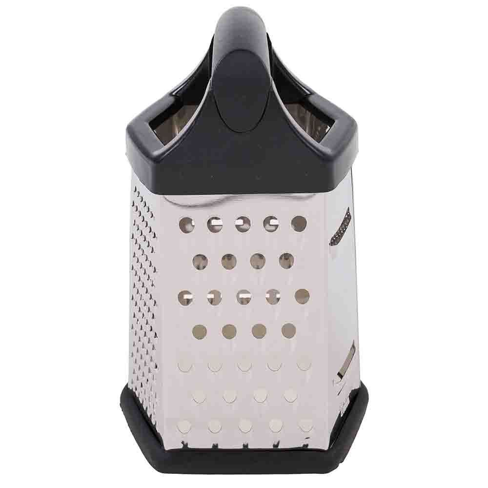 Ralador De Alimentos 6 Faces 20Cm Finecasa - Preto