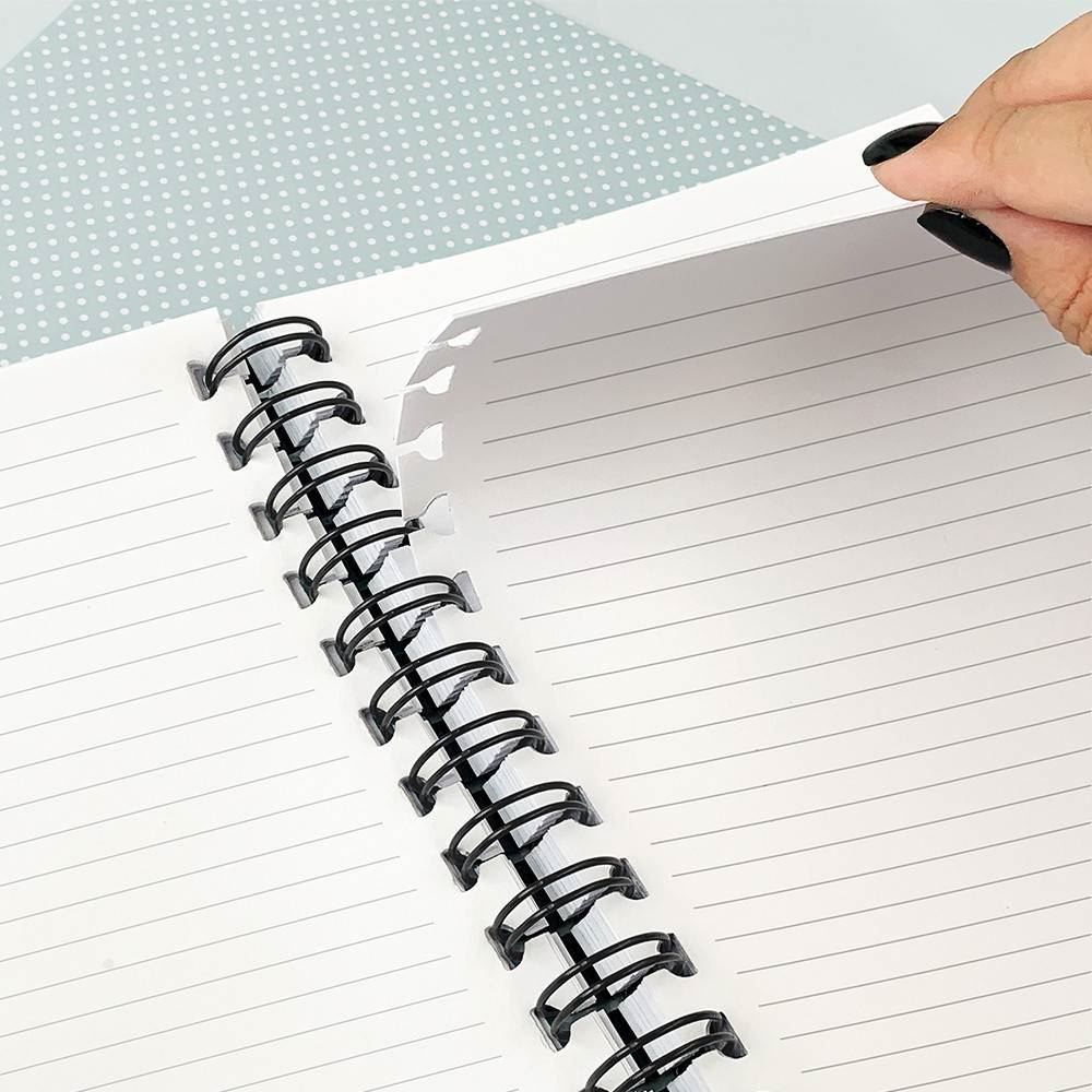 Refil Para Caderno Smart Branco Pautado Dac - 48 Folhas