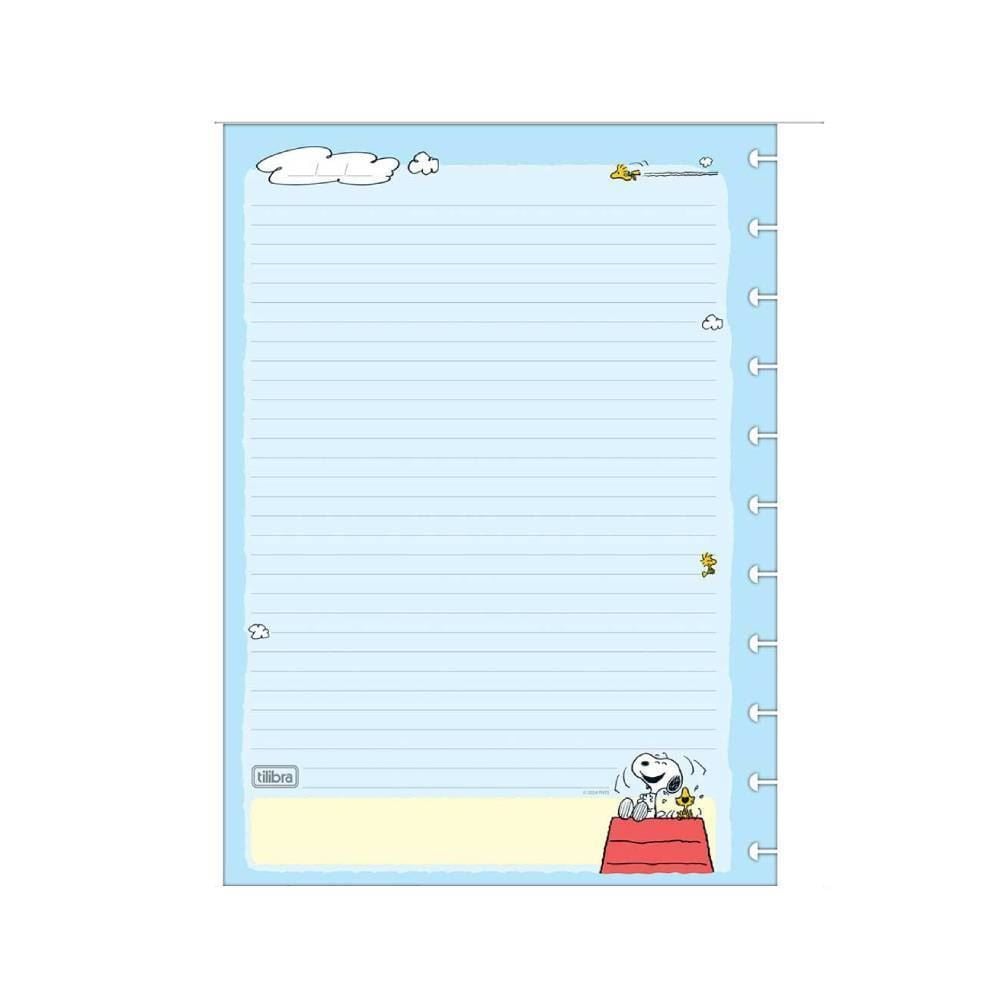 Refil Para Tilidisco Universitário Snoopy 50 Folhas Tilibra - 90g