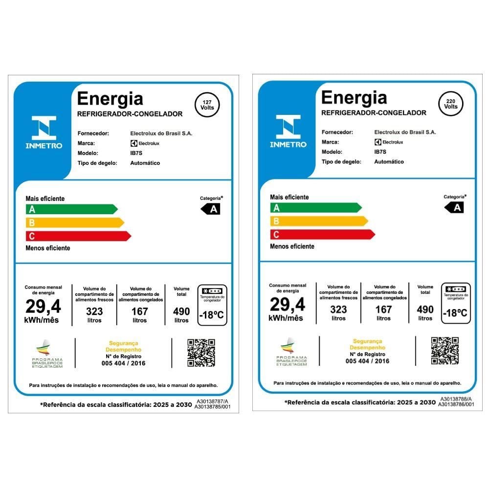 Refrigerador Geladeira Electrolux Frost Free Inox com AutoSense Duplex 490 Litros IB7S