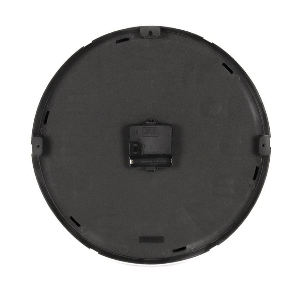 Relógio De Parede Com Branco Nuvem Havan Casa 30 Cm - Preto