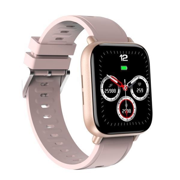 Relógio Smartwatch Philco Hit Wear 42Mm 1,7” Preto Bluetooth 8 Funções Bivolt - ROSA CLARO