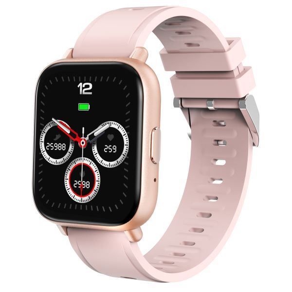 Relógio Smartwatch Philco Hit Wear 42Mm 1,7” Preto Bluetooth 8 Funções Bivolt - ROSA CLARO