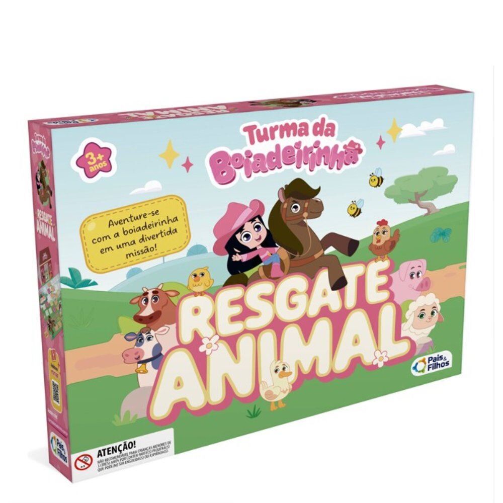 Jogo Resgate Animal Turma da Boiadeirinha Pais & Filhos