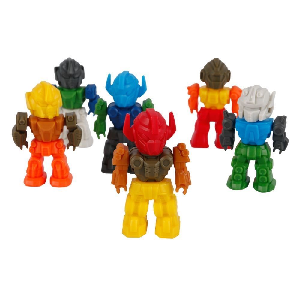 Conjunto com 10 Bonecos Robôs Havan Toys