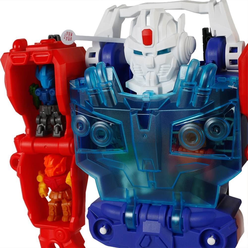 Robô Grande com 10 Mini Robôs - Havan Toys