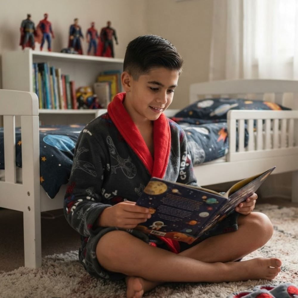 Roupão Infantil G Microfibra Disney - Spidey