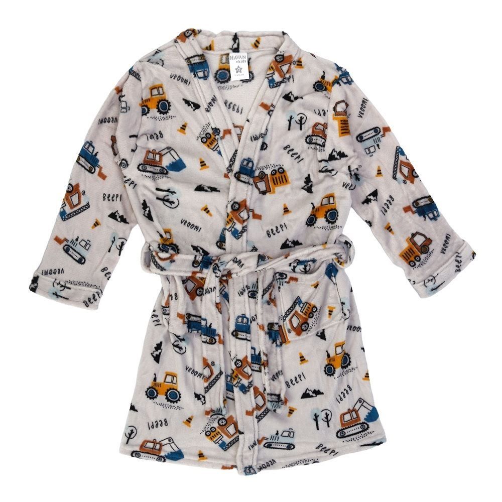 Roupão Infantil G Microfibra Lumini Havan Kids - Máquinas
