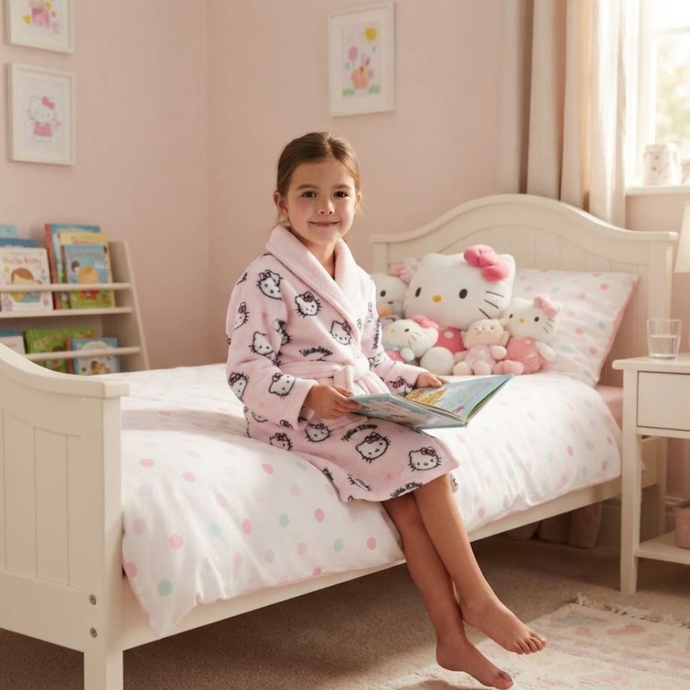 Roupão Infantil Hello Kitty P Sanrio - Hello Kitty