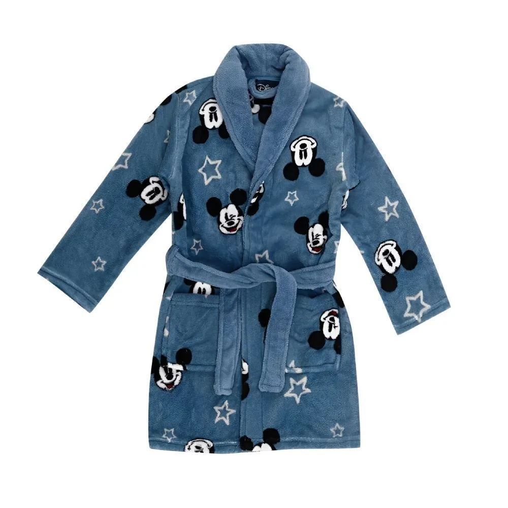 Roupão Infantil m Microfibra Disney - Mickey