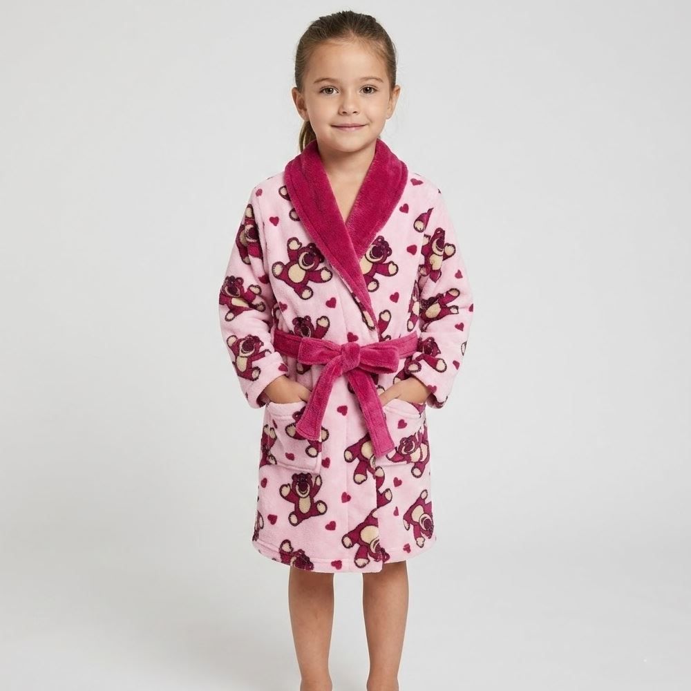 Roupão Infantil P Microfibra Disney - Lotso