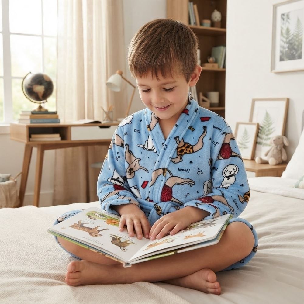 Roupão Infantil P Microfibra Lumini Havan Kids - Animais