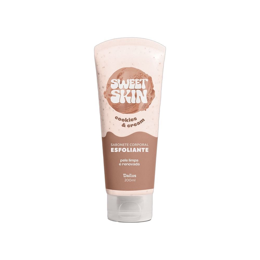 Sabonete Esfoliante Dailus Sweet Skin 200Ml - BEGE