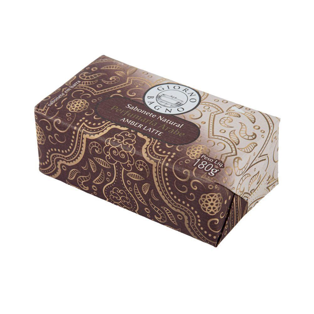 Sabonete Natural Giorno Bagno 180G - Amber Latte