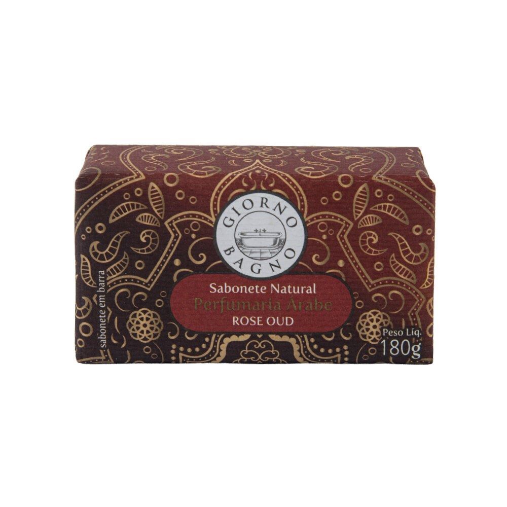 Sabonete Natural Giorno Bagno 180G - Rose Oud