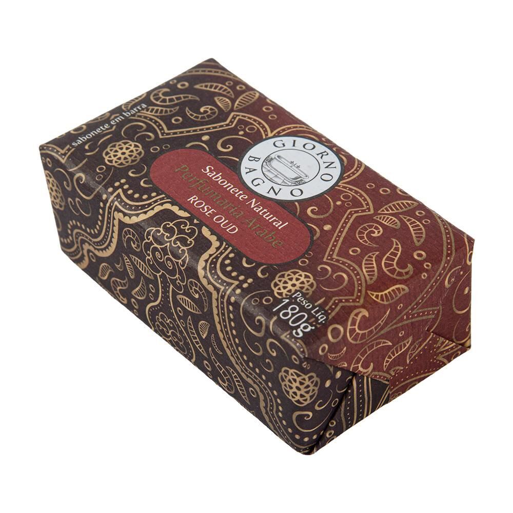 Sabonete Natural Giorno Bagno 180G - Rose Oud