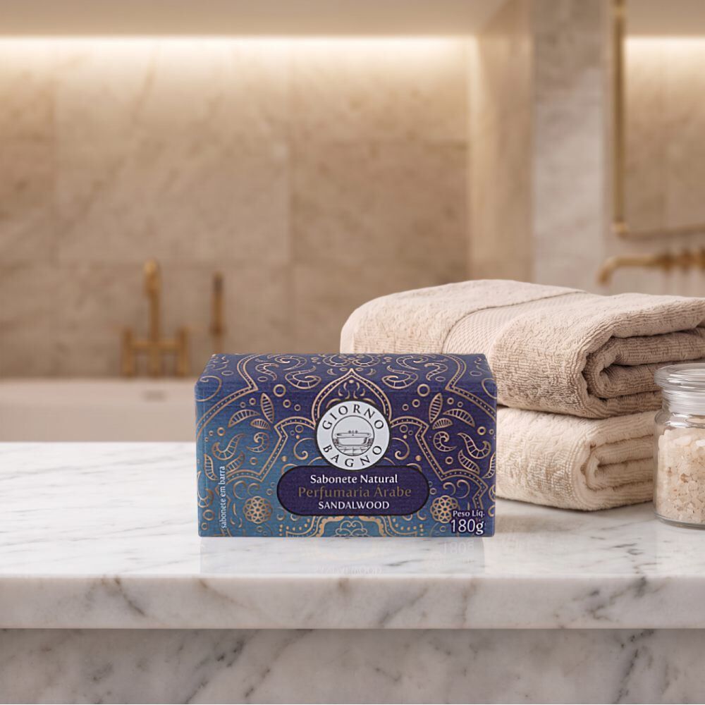 Sabonete Natural Giorno Bagno 180G - Sandalwood