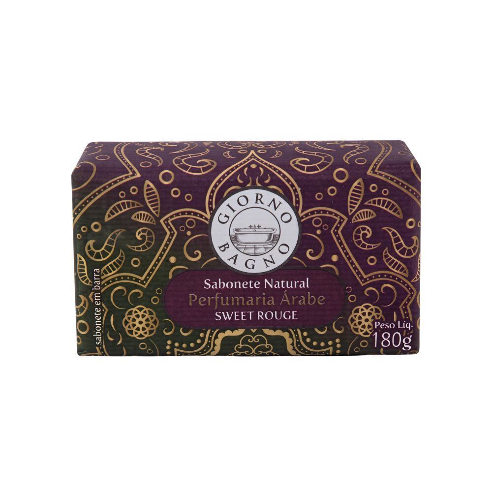 Sabonete Natural Giorno Bagno 180G - Sweet Rouge