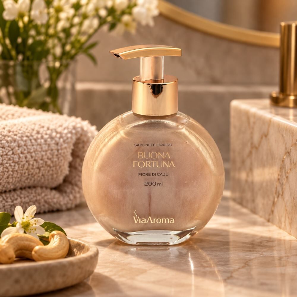Sabonete Líquido 200Ml Buona Fortuna Havan Casa - Fiore Di Caju
