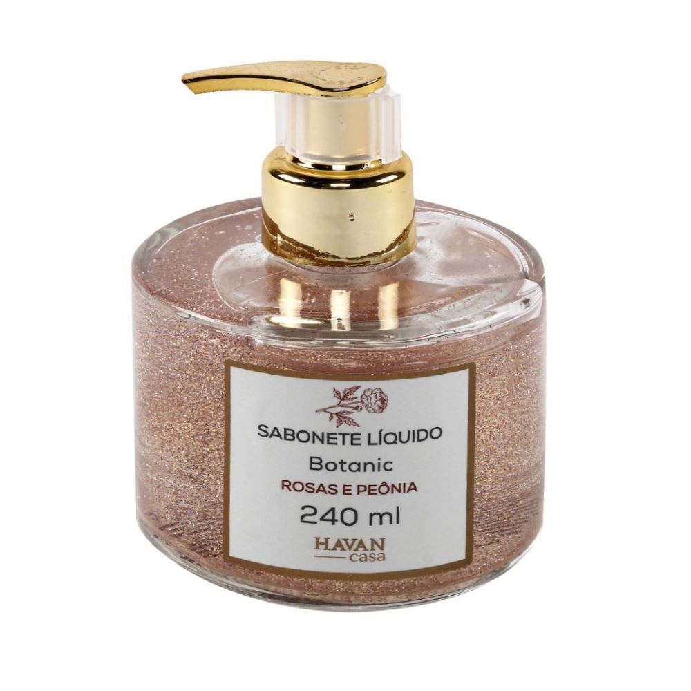 Sabonete Líquido Botanic Havan Casa 240 ml - Rosas e Peônia